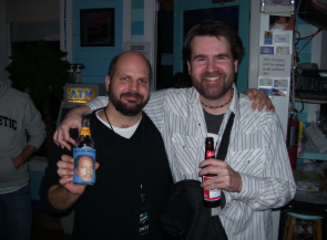 Greg Koons with Ed from Central Records