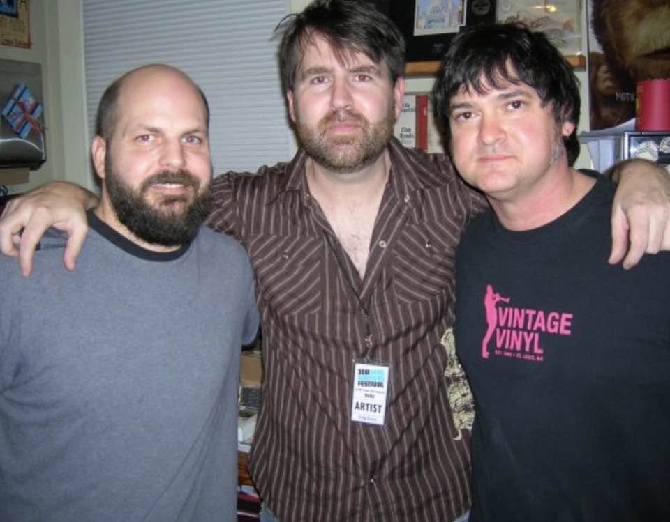 Greg Koons with friends at Vintage Vinyl